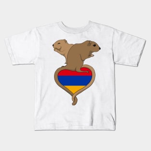 Gerbil Armenia (light) Kids T-Shirt